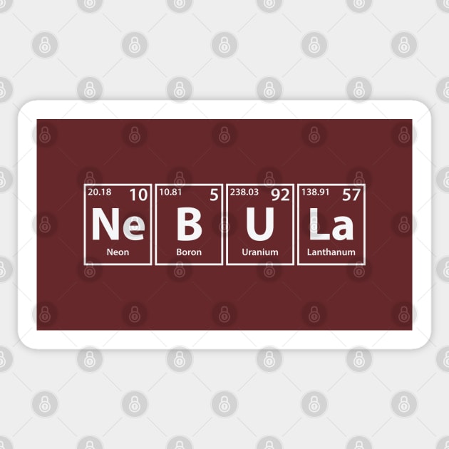 Nebula Elements Spelling Sticker by cerebrands